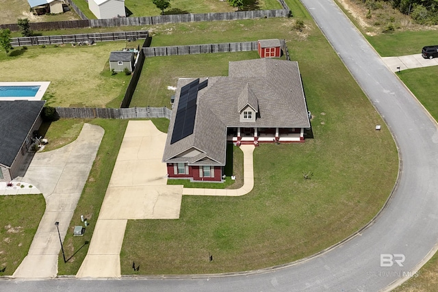 drone / aerial view