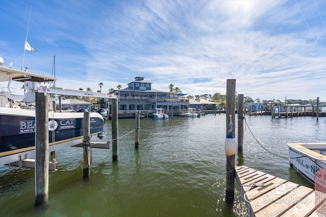 5570 Bay La Launch Ave, Orange Beach, AL 36561 - dock area featuring boat lift and a water view