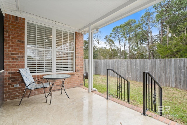 view of patio