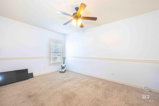 8856 Asphodel Ln, Daphne, AL 36526 - spare room featuring carpet and a ceiling fan