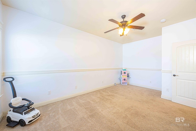 8856 Asphodel Ln, Daphne, AL 36526 - unfurnished room featuring ceiling fan and carpet flooring