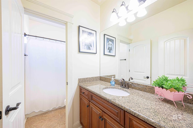 8856 Asphodel Ln, Daphne, AL 36526 - bathroom with vanity and tile patterned flooring