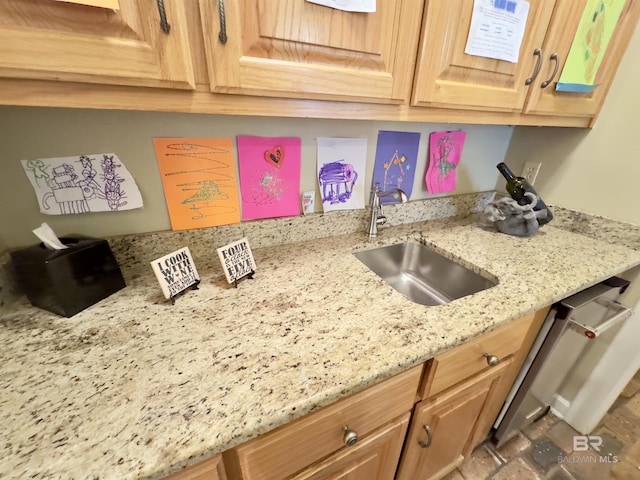 51600 State Highway 59, Bay Minette, AL 36507 - kitchen featuring a sink and light stone counters