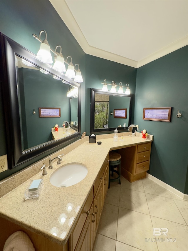 51600 State Highway 59, Bay Minette, AL 36507 - full bath with vanity, baseboards, and tile patterned floors