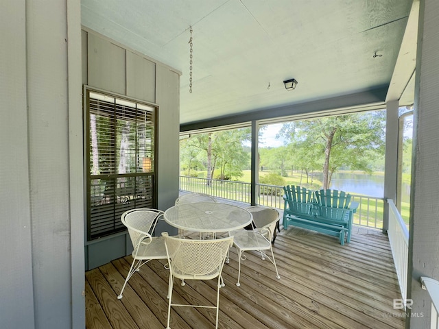 51600 State Highway 59, Bay Minette, AL 36507 - sunroom with a water view and plenty of natural light