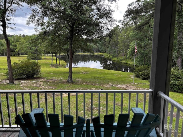 51600 State Highway 59, Bay Minette, AL 36507 - balcony featuring a deck with water view