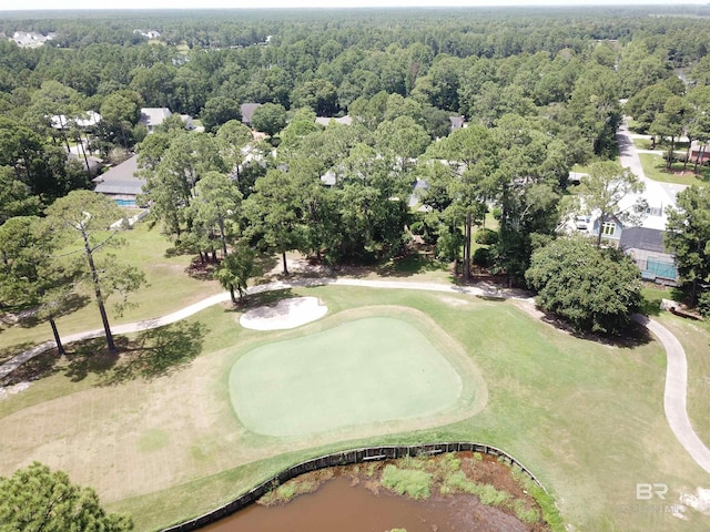 607 Wedgewood Dr, Gulf Shores, AL 36542 - view of property location featuring a local golf course, a large body of water, and a forest
