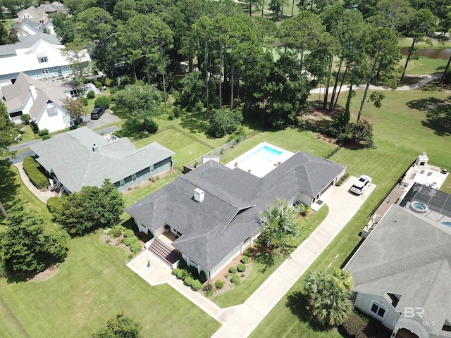 607 Wedgewood Dr, Gulf Shores, AL 36542 - aerial perspective of suburban area