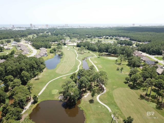 607 Wedgewood Dr, Gulf Shores, AL 36542 - aerial view of property's location featuring a large body of water and a golf course