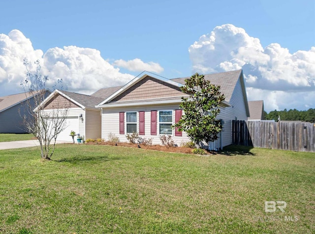 24189 Harvester Dr, Loxley, AL 36551 - view of front facade with an attached garage and concrete driveway