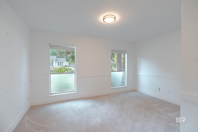 carpeted empty room with a wealth of natural light