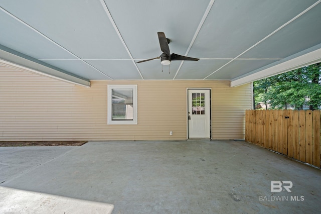 302 Norwood Ct, Bay Minette, AL 36507 - view of patio with a ceiling fan