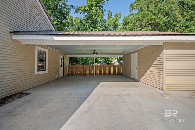 302 Norwood Ct, Bay Minette, AL 36507 - view of patio / terrace featuring an attached carport and concrete driveway