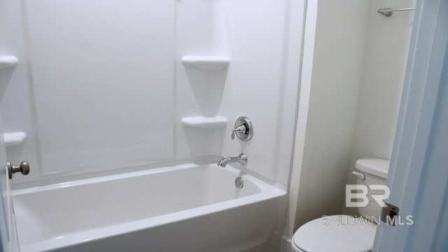 12681 Shoshoney Cir, Fairhope, AL 36532 - full bathroom with toilet and bathing tub / shower combination