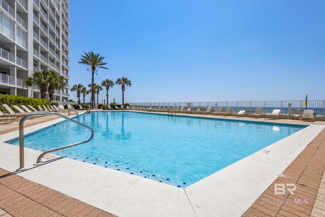 24800 Perdido Beach Blvd, Orange Beach, AL 36561 - pool with fence