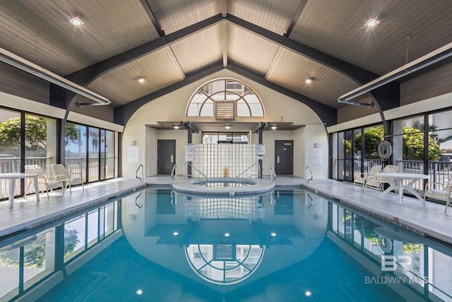 view of pool
