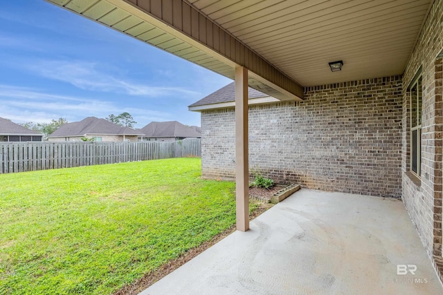 1077 Crown Walk Dr, Foley, AL 36535 - view of patio with fence