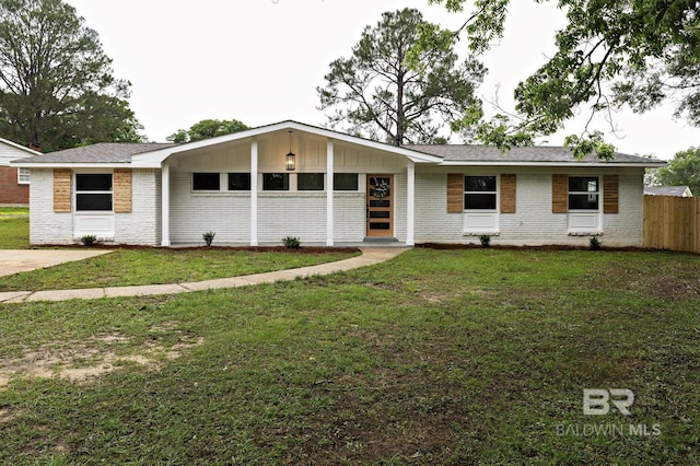 5922 Sunnyside Dr, Mobile, AL 36619 - view of front facade featuring brick siding and board and batten siding
