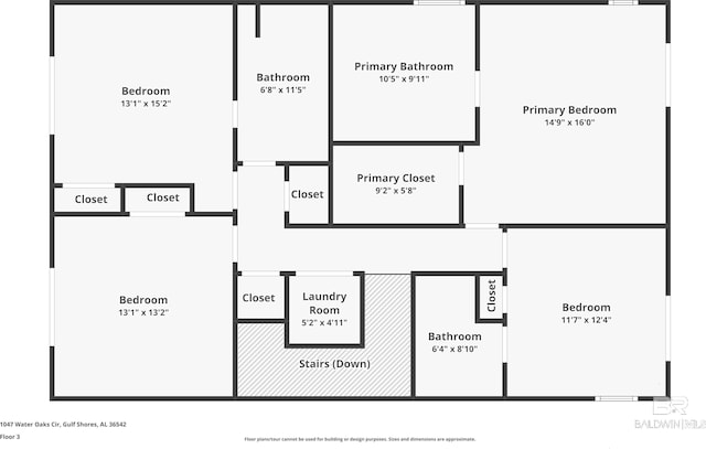 1047 Water Oaks Cir, Gulf Shores, AL 36542