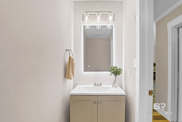 106 Gordon Cir, Daphne, AL 36526 - bathroom with vanity and crown molding