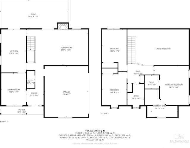 106 Gordon Cir, Daphne, AL 36526 - view of property floor plan