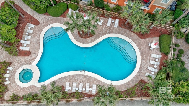 view of pool