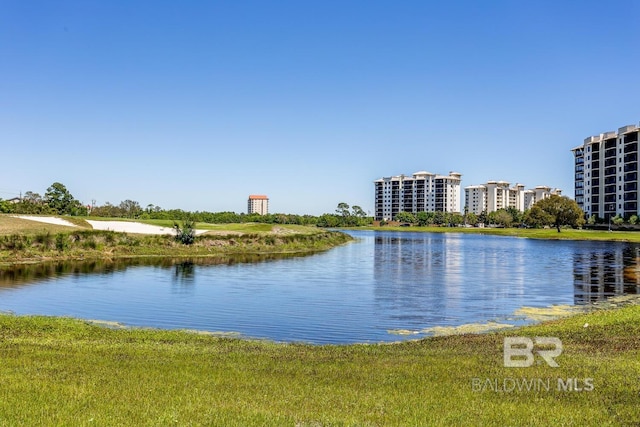 property view of water