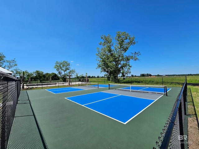 view of sport court