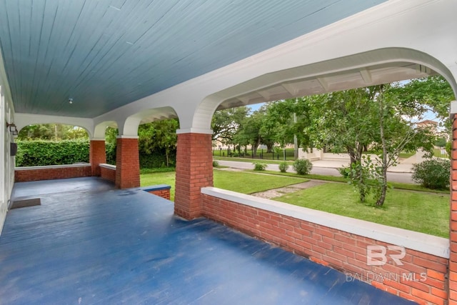 101 S Carlen St, Mobile, AL 36606 - porch featuring a yard