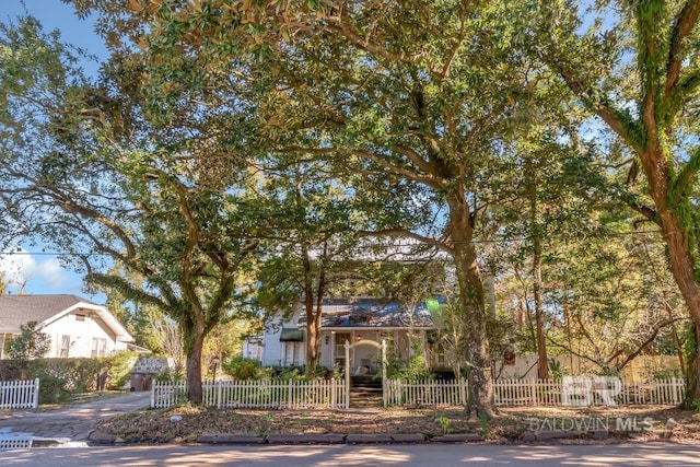 view of front of home