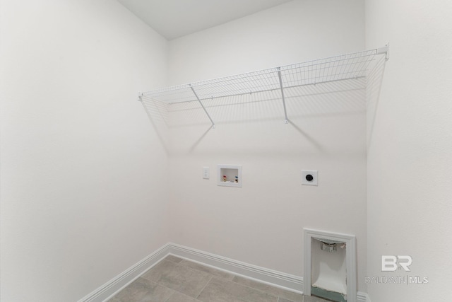 1819 Mary Jane Dr, Bay Minette, AL 36507 - laundry room featuring laundry area, washer hookup, baseboards, and hookup for an electric dryer