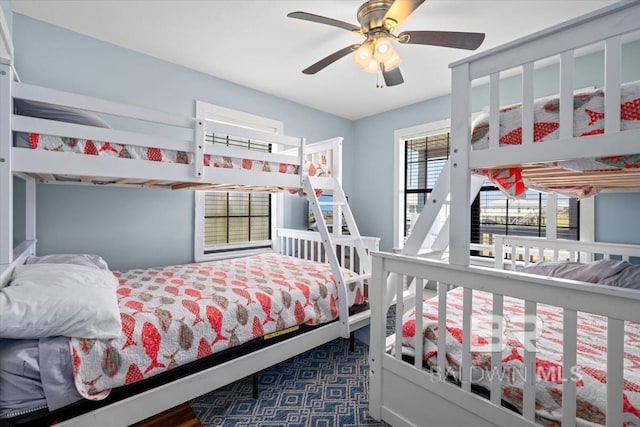 108 Ponchartrain Ct, Dauphin Island, AL 36528 - bedroom featuring a ceiling fan