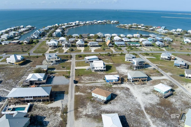 108 Ponchartrain Ct, Dauphin Island, AL 36528 - aerial view of residential area featuring a large body of water