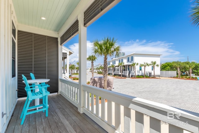 2457 Saltgrass Way Unit 8, Orange Beach, AL 36561 - deck featuring a residential view