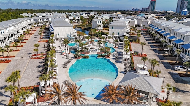 2457 Saltgrass Way Unit 8, Orange Beach, AL 36561 - drone / aerial view featuring a residential view