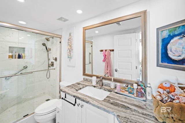24900 Perdido Beach Blvd Unit 1001, Orange Beach, AL 36561 - bathroom with vanity, toilet, and walk in shower