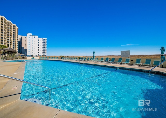 view of community pool