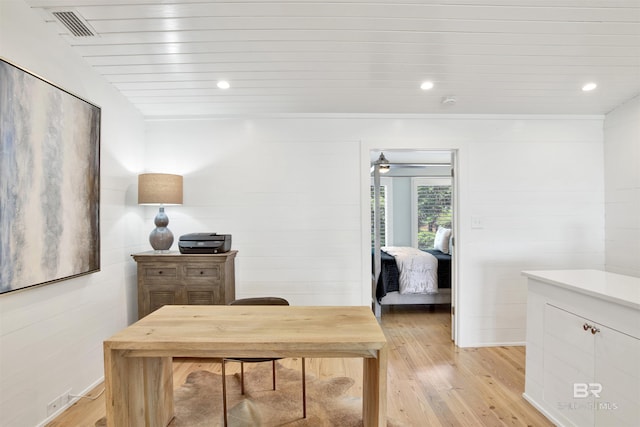 210 S Mobile St Unit 16, Fairhope, AL 36532 - office featuring light wood finished floors and recessed lighting
