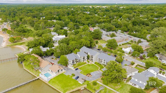 210 S Mobile St Unit 16, Fairhope, AL 36532 - aerial perspective of suburban area