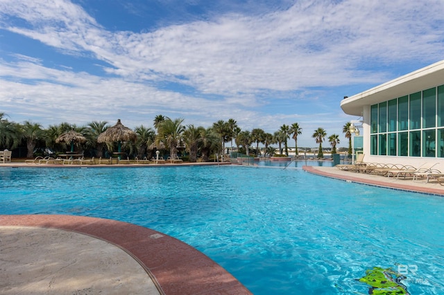 view of swimming pool