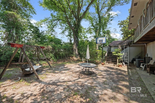 1510 Ponce De Leon Dr, Mobile, AL 36605 - view of patio with stairway