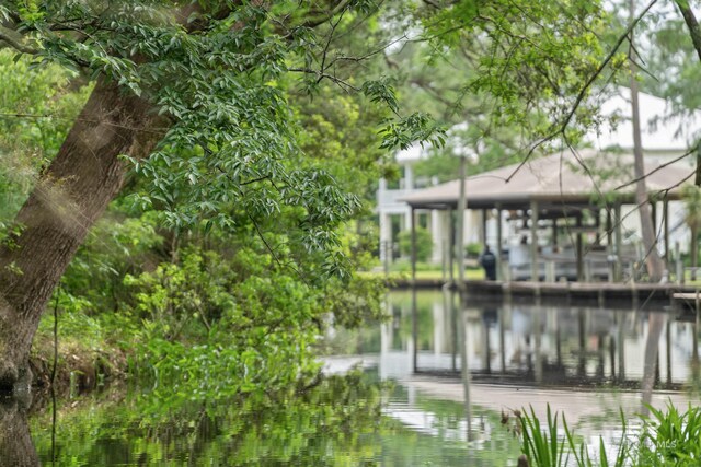 5039 W Cole Dr, Mobile, AL 36619 - view of dock with a water view