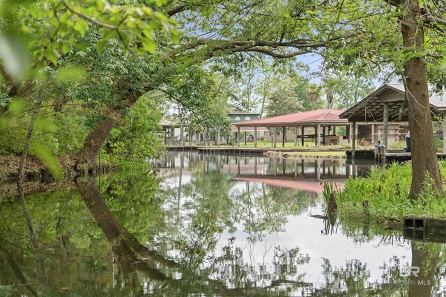 5039 W Cole Dr, Mobile, AL 36619 - dock area featuring a water view