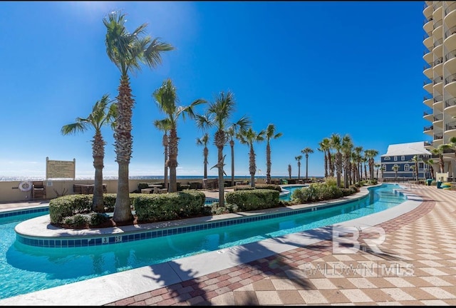 view of pool