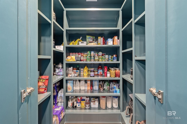 view of pantry