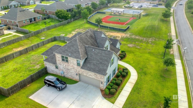 12708 Ibis Blvd, Spanish Fort, AL 36527 - aerial perspective of suburban area