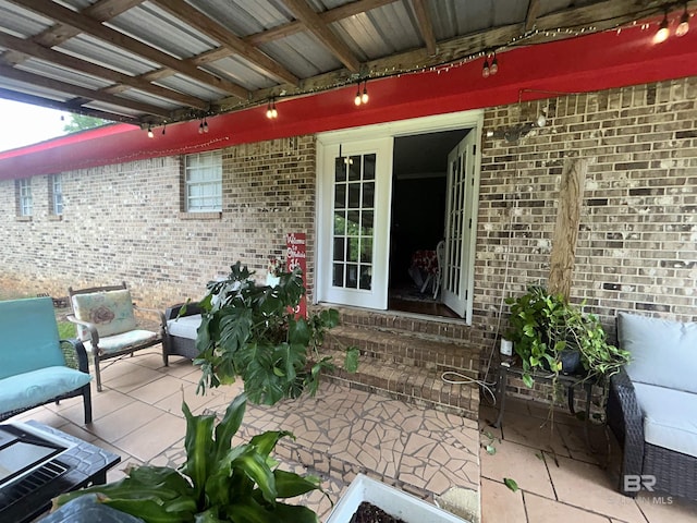view of patio with entry steps