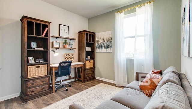 138 Preston Way, Gulf Shores, AL 36542 - office featuring plenty of natural light, wood finished floors, and baseboards
