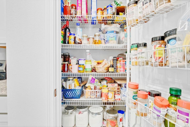 view of pantry