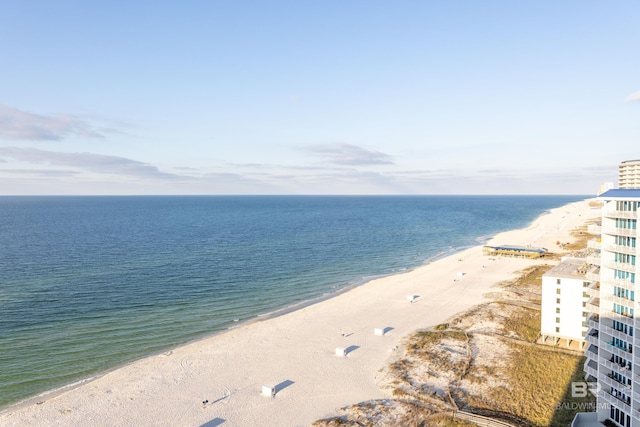 455 E Beach Blvd Unit 1505, Gulf Shores, AL 36542 - property view of water featuring a beach view